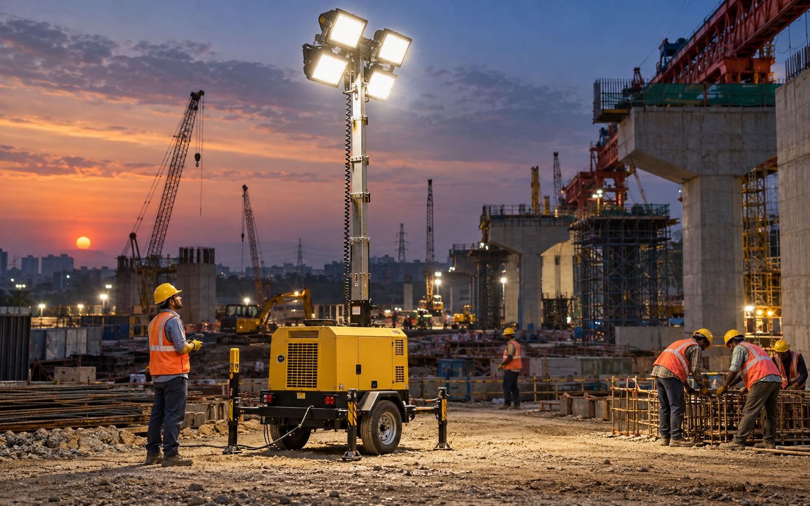 Mobile Lighting Masts